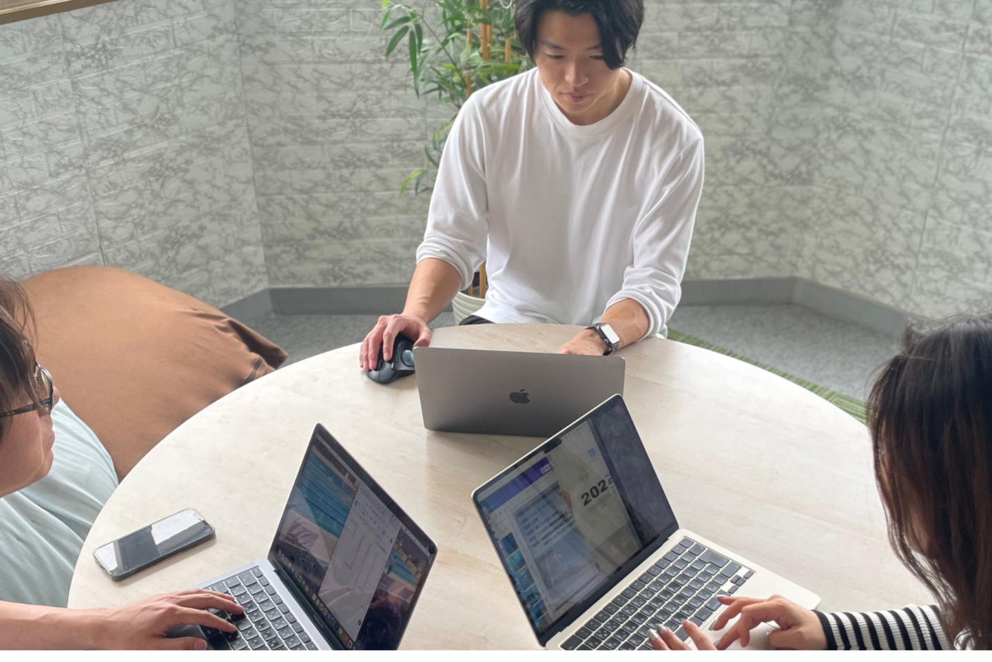 打ち合わせ様子